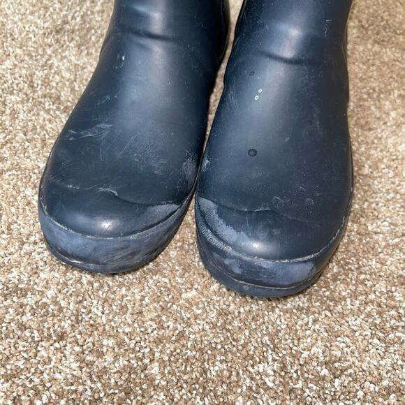 Hunter Original Navy Blue Tall Rain Boots Waterproof Womens Size 6 winter water - Picture 3 of 8